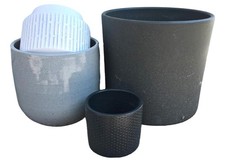 Scheurich Blumentopf Set Übertopf Keramik Modern Mehrfarbig Pflanztopf Deko