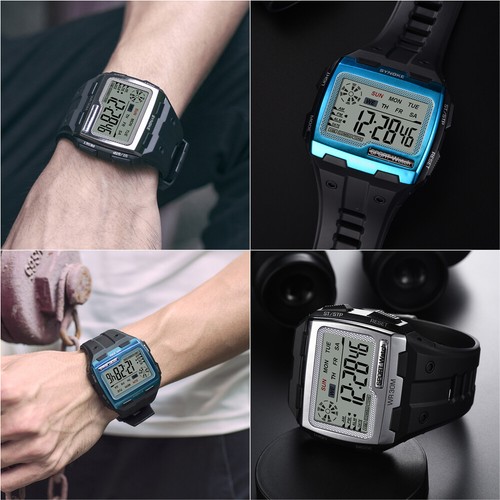 Men sports watch large face - sports,