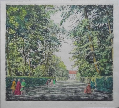 Otto quante aquarellierte - ,
