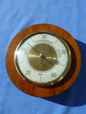 Fischer Barometer antik Holz