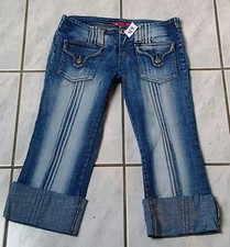 TOP!!! Blaue Zinnia ¾ Capri