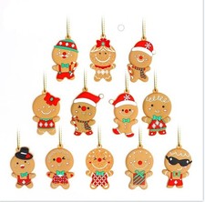 12 Stück Baumschmuck,Christbaumschmuck,Figuren Set Weihnachtsbaum Anhänger