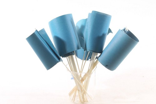 Stück original fahne blau - fahne,