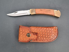 C J H - Älteres Herbertz Messer - kräftiges Taschenmesser / Messertasche / RAR !