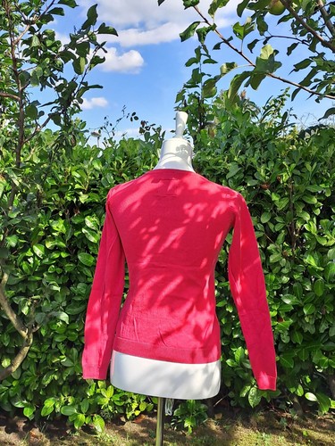 Strahlend pinke strickjacke - strahlend,