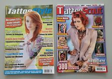2x TÄTOWIER Magazin * Style + Scout 03/2013 + 06/2012 * TATTOO ZEITSCHRIFT