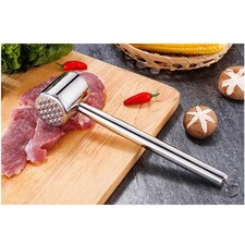 Edelstahl Steakklopfer Hammer 26 5*5 2*6 7 cm für Hausmannskost
