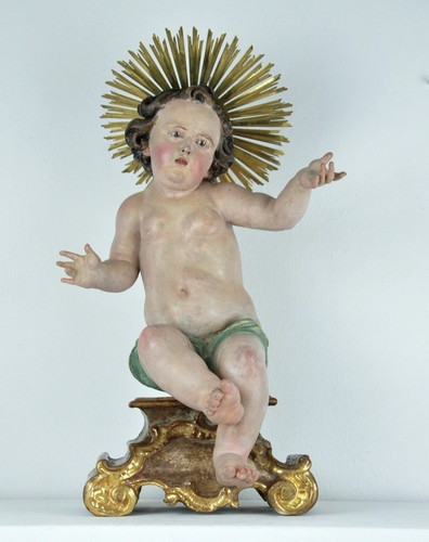 Jesuskind 1750 holz - jesuskind,, 1750,