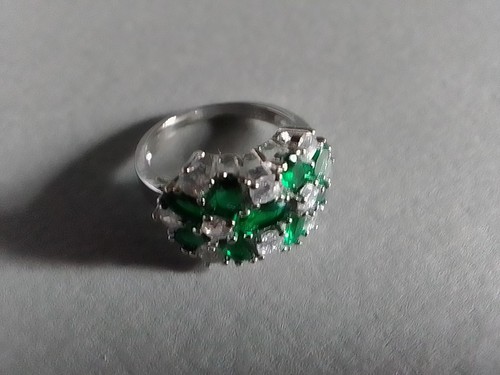 Ring silber gestempelt - ring.,
