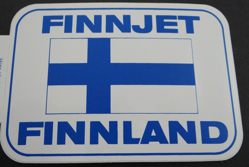 Werbe aufkleber gts finnjet - gts,