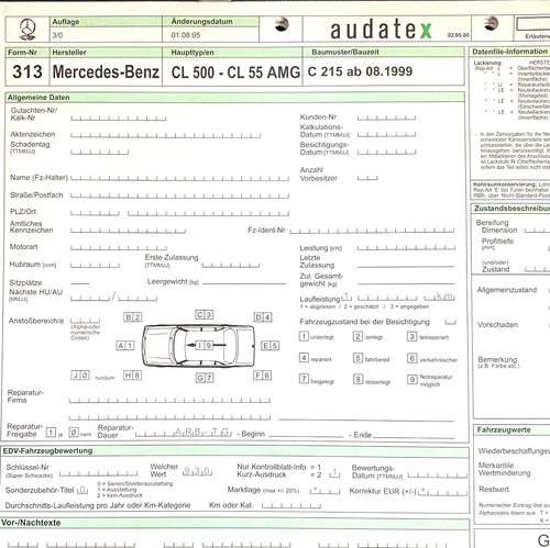 Mercedes benz cl500 cl55 - cl500,