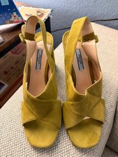 Prada suede slingback sandals