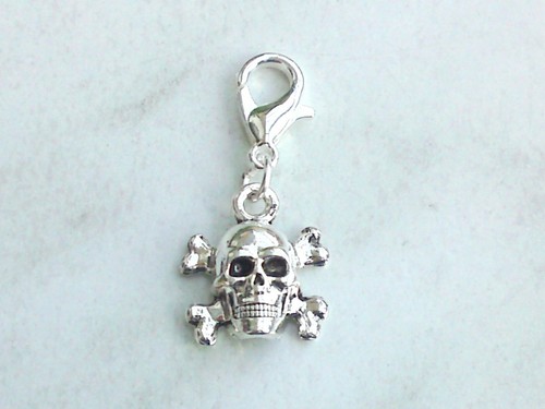 Charms anhänger totenkopf - totenkopf, 3d