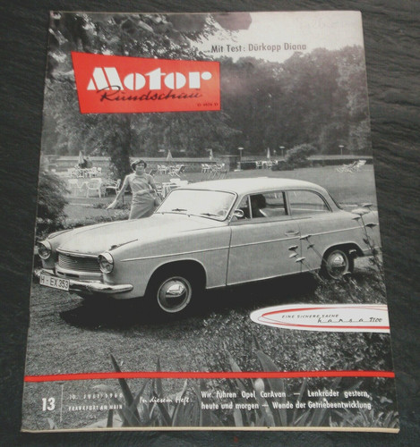 Motor rundschau test - 13/60,