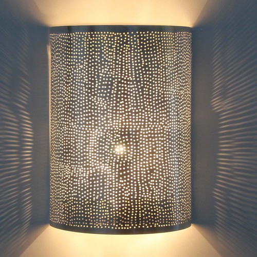 Marokkanische silber wandlampe - marokkanische, silber-wandlampe
