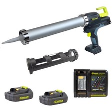 Akku Kartuschenpresse Schlauchpresse Silikonpresse inkl. 2x Akku und Ladegerät