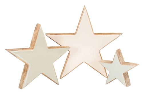 3er set sterne - 3er, 15-30cm