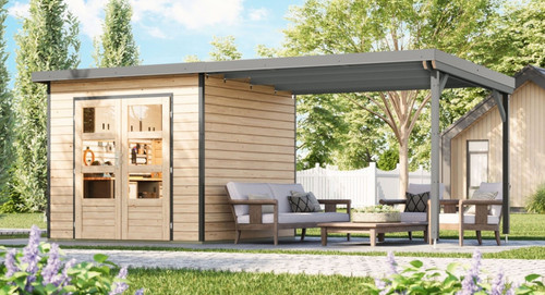 Gartenhaus holz 28mm pluto - 28mm, 3