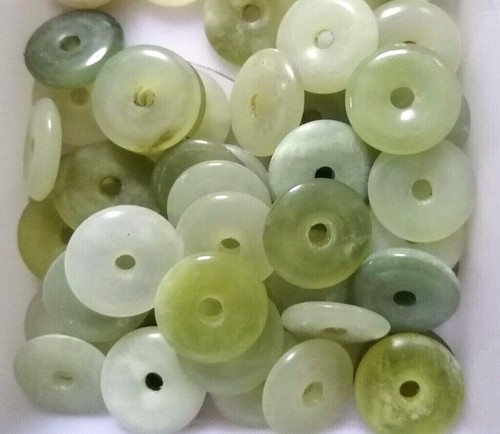Jade nephrit donut anhänger - nephrit,