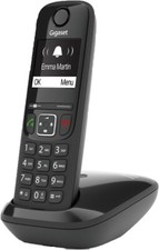 Gigaset AS690 Schnurloses DECT-Telefon kontrastreiches Display Schwarz