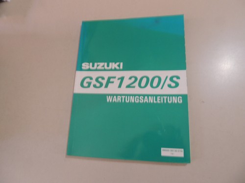 Werkstatthandbuch suzuki gsf - suzuki,