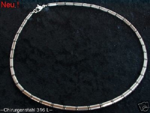 Edelstahl halskette collier - edelstahl,