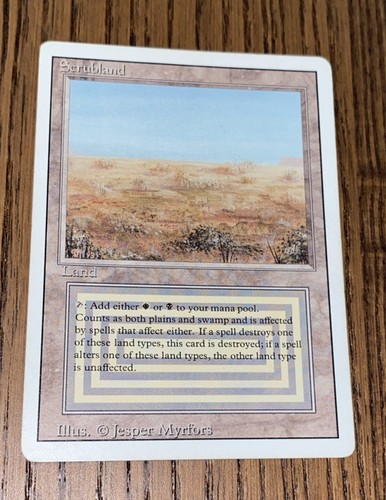 Mtg scrubland dual land - mtg,