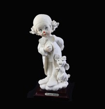 Porzellan Figur  - Vintage - 1984 Original Skulptur - Giuseppe Armani - Clown