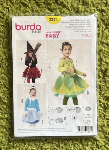 Burda kids 2371 schnittmuster - burda,