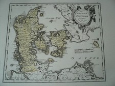 Dänemark, anno 1790, Karte