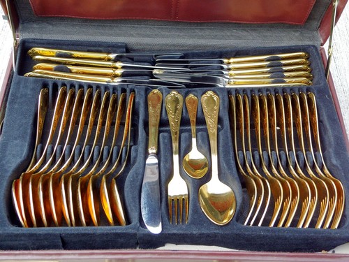Personen besteck koffer - 12,