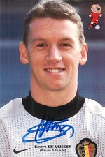 Geert De Vlieger - Autogrammkarte Willem II Tilburg - Belgischer Torwart