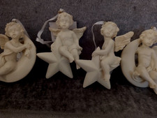 4er Set hängende Engel