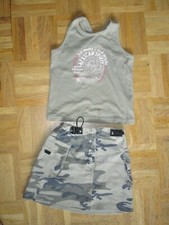 Set Esprit Top Ringerrücken + Piccolo Cargo Rock Camouflage Gr. 116 TOP Zustand
