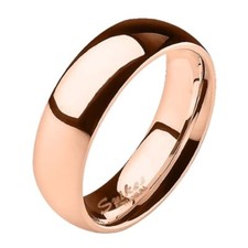 Ring klassisch Rosegold Titan