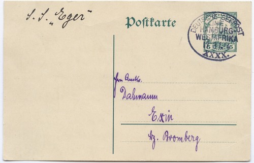Togo 1914 seepost lhwa - dt.,