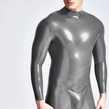Männer Latex Catsuit Gummi