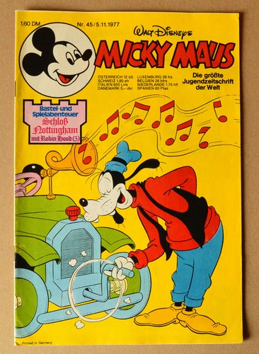 Micky maus beilage - micky,