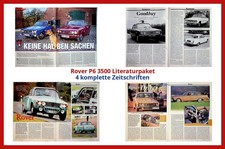 Rover P6 3500 Literaturpaket - 4 komplette Zeitschriften