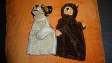 2 Steiff Handpuppen  gut erhalten