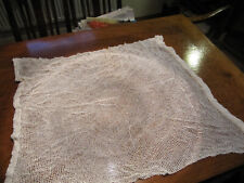 alter Handarbeit Vorhang gehäkelt 97x 85 cm