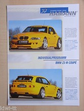 Hamann Motorsport BMW Z3 M Coupe Tuning, Prospektblatt / Sales sheet, D/GB