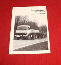 Prospekt magirus deutz 270 - prospekt, d