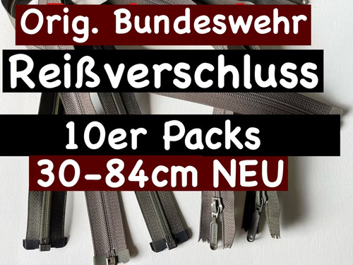 Bundeswehr reißverschluss - 10,