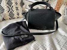 Designer Tasche, Zac Posen, ZAC Zac Posen, Eartha, Schwarz/Silber, Schlange