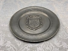 Alter Wandteller aus Zinn