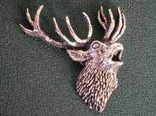 HIRSCH ANSTECKNADEL PIN A49 ROARING STAG