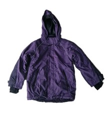 Skijacke Winterjacke Mädchen Lila 128 H&M Kapuze
