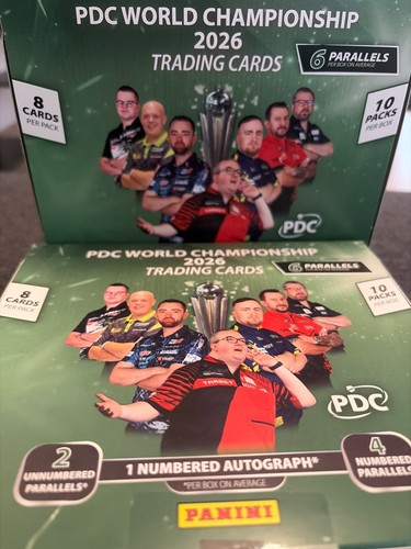 Panini pdc darts trading - panini, cards