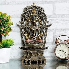 Sitzen Meditieren Tara Buddha Statue Idol Figur Prunkstück 27.9cm